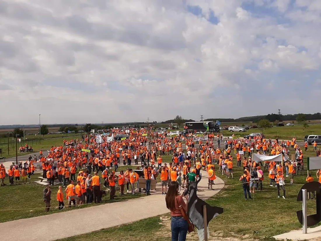 Manifestation chasseurs Woinic